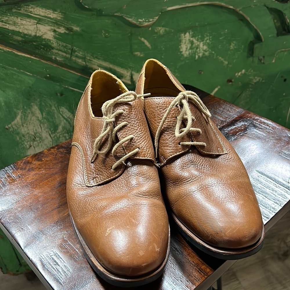 Sandro Mens brown Leather dress shoe size 12 D
